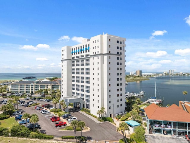 751 Pensacola Beach Blvd Unit 2F, Pensacola Beach, FL 32561 - view of building exterior with a water view