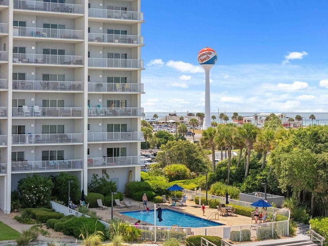 751 Pensacola Beach Blvd Unit 2F, Pensacola Beach, FL 32561 - community pool featuring a patio