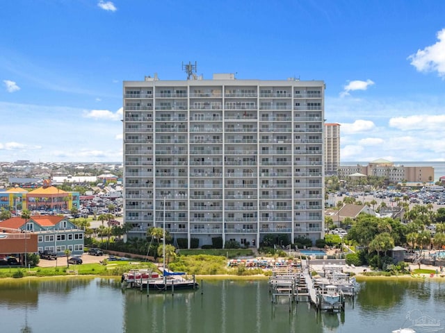 751 Pensacola Beach Blvd Unit 2F, Pensacola Beach, FL 32561 - view of apartment building / complex with a water view