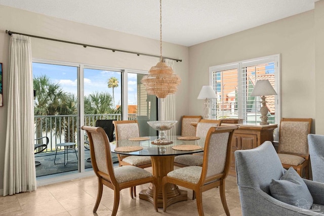 751 Pensacola Beach Blvd Unit 2F, Pensacola Beach, FL 32561 - dining area with light tile patterned floors