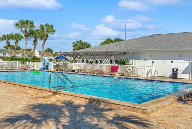 900 Gulf Shore Dr Unit 2051, Destin, FL 32541 - community pool with fence and a patio