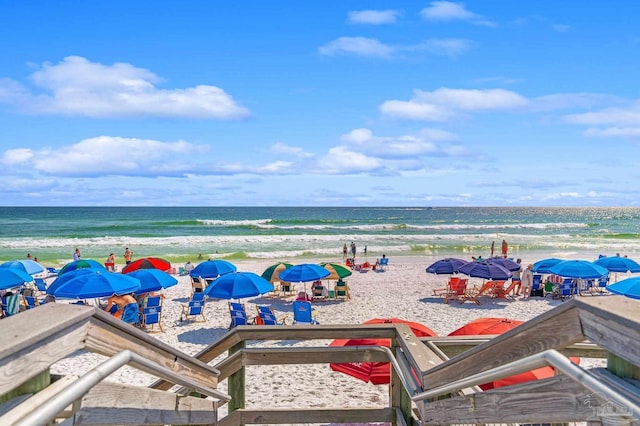900 Gulf Shore Dr Unit 2051, Destin, FL 32541 - property view of water featuring a beach view