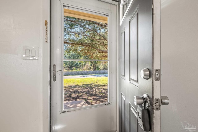 view of entryway