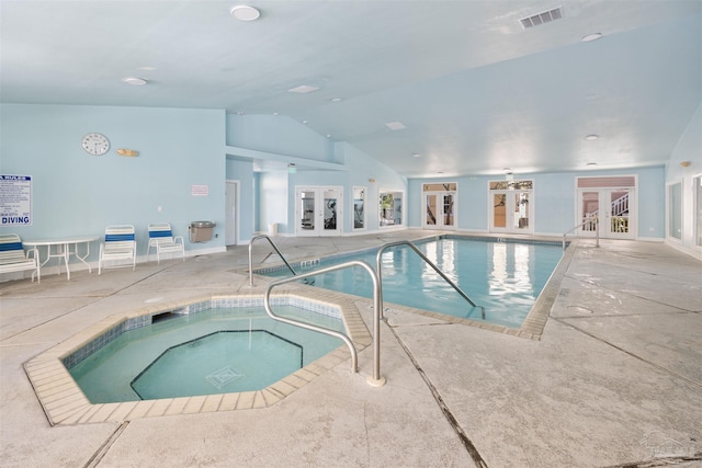 view of indoor community pool