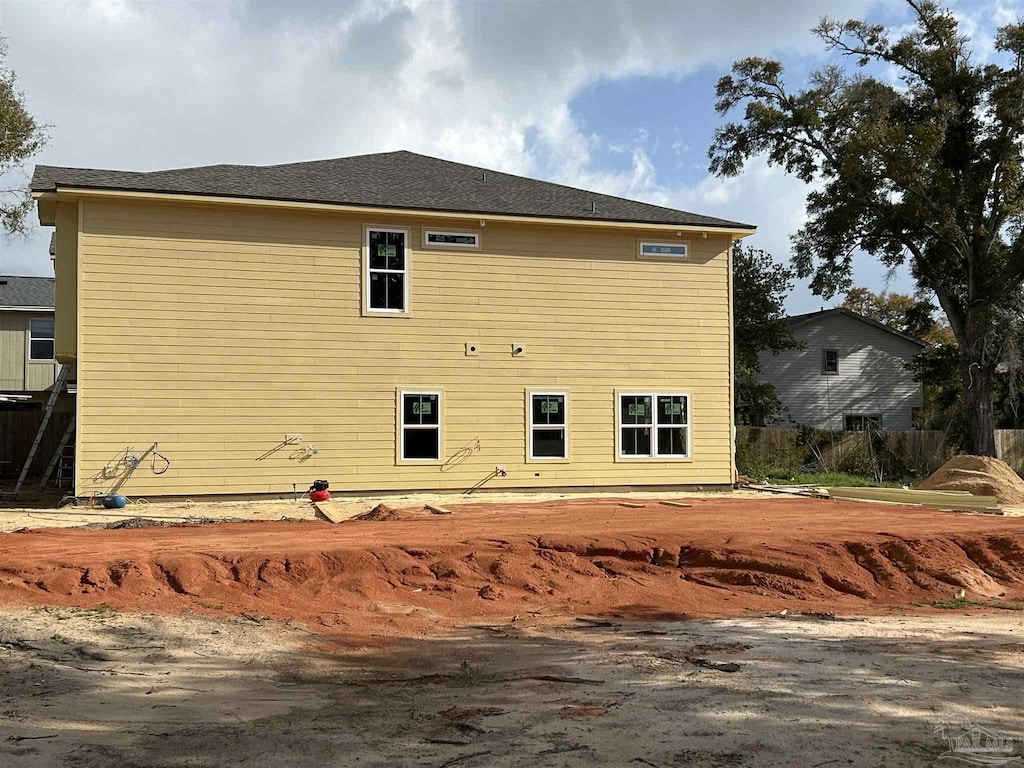 view of back of property