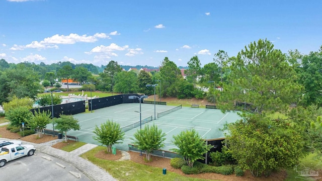 view of sport court