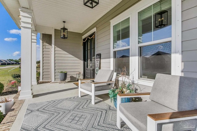 2420 Meeting St, Cantonment, FL 32533 - view of patio / terrace with a porch