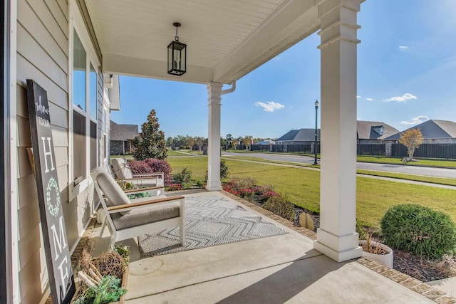 2420 Meeting St, Cantonment, FL 32533 - view of patio with a porch