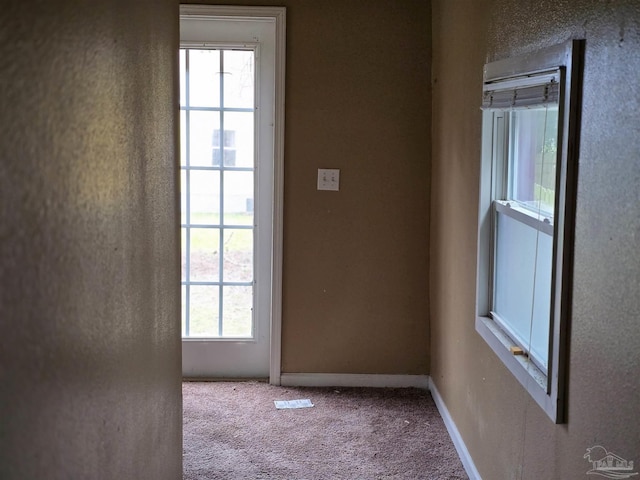 empty room with carpet floors