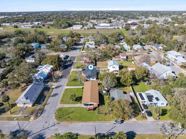 bird's eye view featuring a residential view