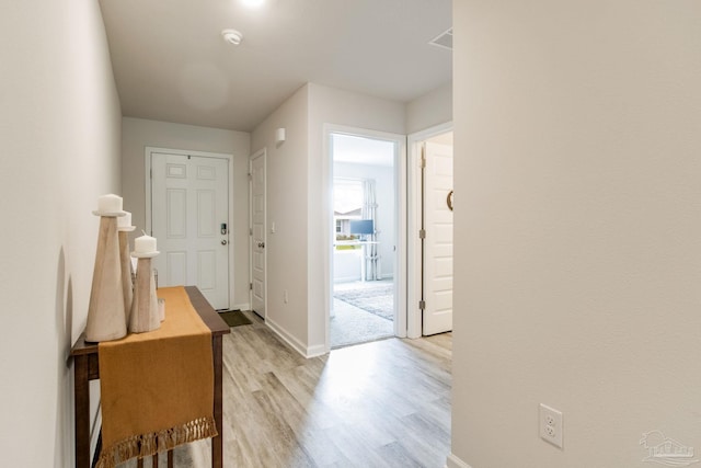 3488 Fallschase Blvd, Pensacola, FL 32526 - entrance foyer with light wood-style flooring and baseboards