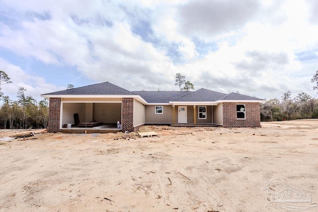 0000 Wiley Scott Rd, Jay, FL 32565 - view of front of property with a garage and brick siding