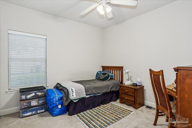 2520 Abbie Elizabeth Ct, Gulf Breeze, FL 32563 - bedroom with carpet and ceiling fan
