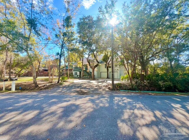 exterior space featuring driveway