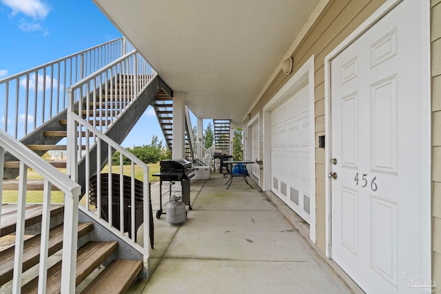 view of patio / terrace featuring grilling area