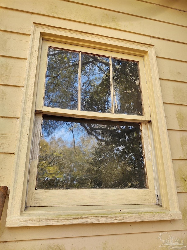 view of exterior details
