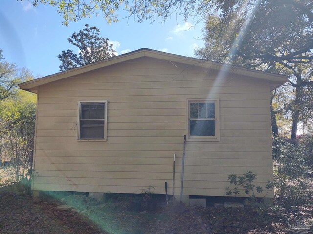 view of side of property