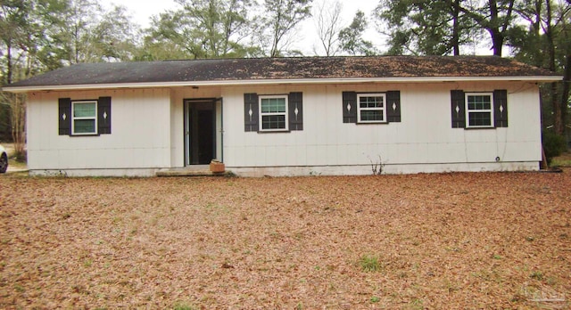 view of ranch-style house