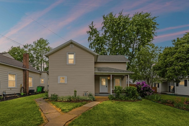 636 Callowhill St, Wooster, OH 44691 - traditional-style house featuring a yard and a porch