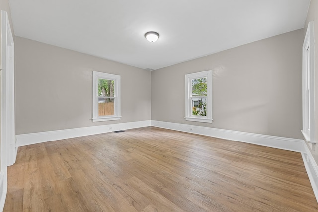 636 Callowhill St, Wooster, OH 44691 - spare room featuring light wood-style flooring and baseboards