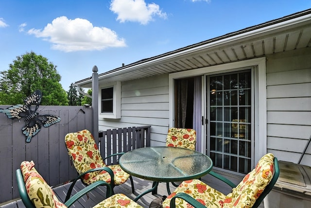 155 W Smiley Ave, Shelby, OH 44875 - deck featuring outdoor dining space