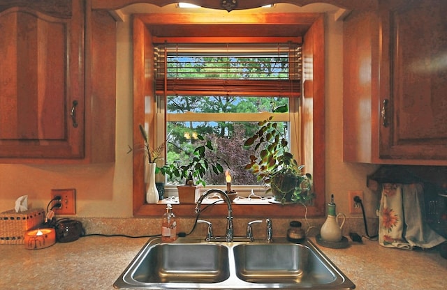 155 W Smiley Ave, Shelby, OH 44875 - kitchen with light countertops and brown cabinetry