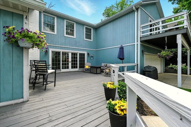 415 Lakeshore Rd, Ashland, OH 44805 - wooden terrace featuring french doors
