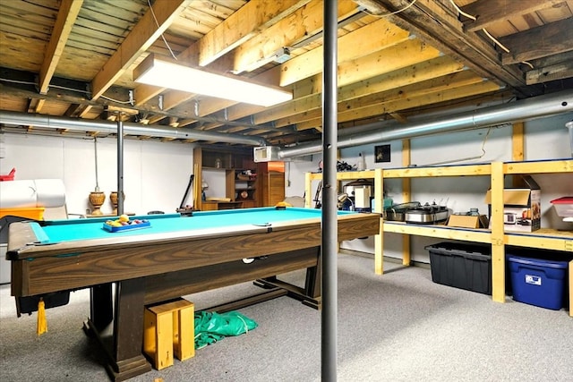 415 Lakeshore Rd, Ashland, OH 44805 - playroom featuring carpet floors and billiards table