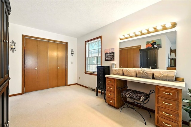 415 Lakeshore Rd, Ashland, OH 44805 - office area with light colored carpet and a textured ceiling