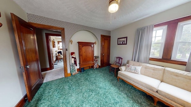 528 Maplewood St, Willard, OH 44890 - sitting room featuring baseboards and carpet floors