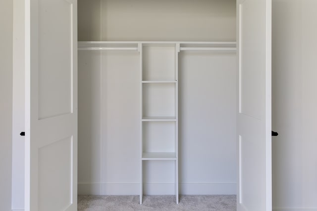 view of closet