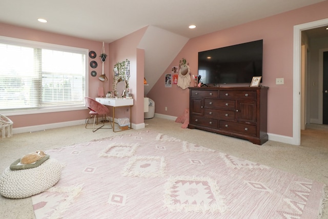122 Woodside Blvd, Lexington, OH 44904 - carpeted home office featuring recessed lighting and baseboards