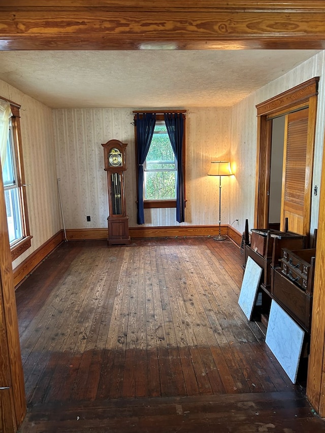 1221 N Sandusky Ave, Bucyrus, OH 44820 - unfurnished living room featuring hardwood / wood-style flooring