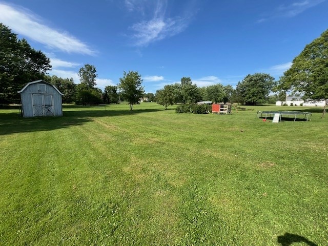 2415 State Route 96, Ashland, OH 44805 - view of grassy yard with a storage shed