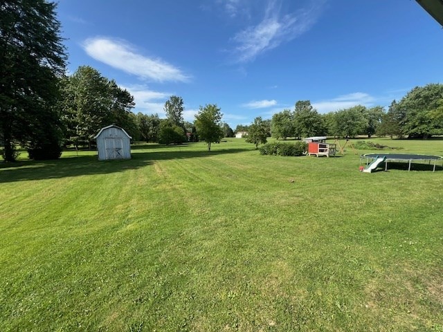 2415 State Route 96, Ashland, OH 44805 - view of grassy yard with a storage shed