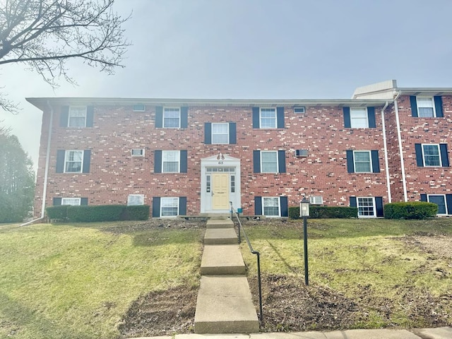 view of front of property with brick siding