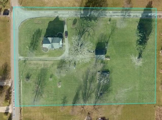 5655 Lime Rd, Galion, OH 44833 - aerial overview of property's location with property parcel outlined