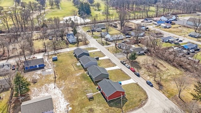 bird's eye view featuring a residential view