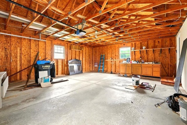 1645 Spring Village Ln, Mansfield, OH 44906 - garage with a garage door opener