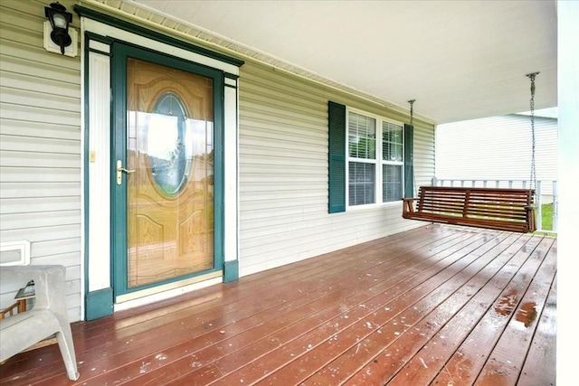 1645 Spring Village Ln, Mansfield, OH 44906 - view of wooden porch