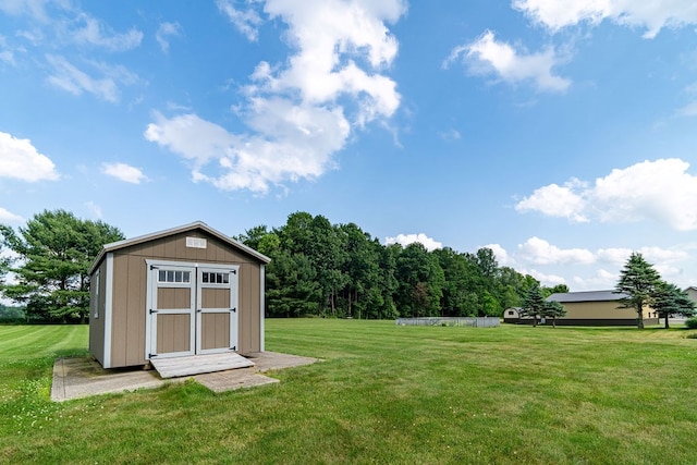 4299 County Road 20, Mount Gilead, OH 43338 - view of grassy yard with a storage shed