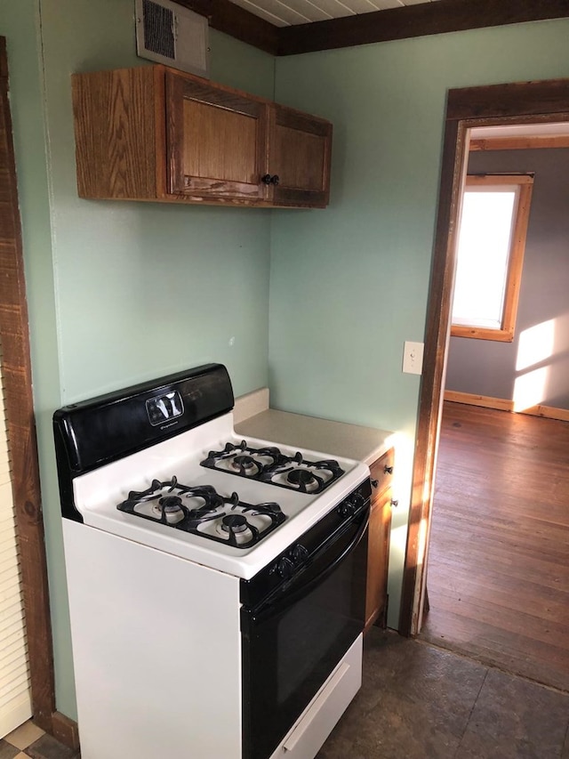 kitchen with gas stove