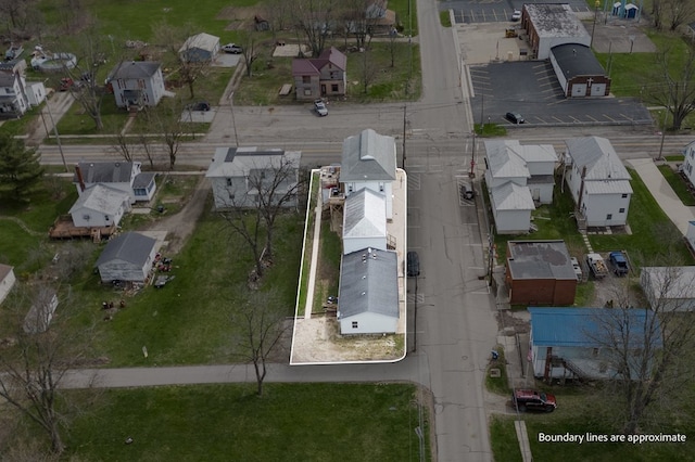 birds eye view of property featuring a residential view