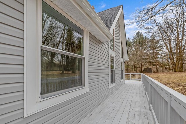 7326 State Route 19 Unit U3 L57-59, Mount Gilead, OH 43338 - view of wooden deck