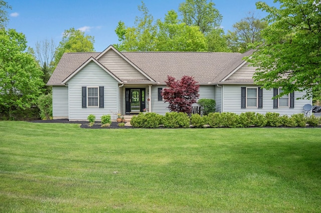 7326 State Route 19 Unit 1-2, Mount Gilead, OH 43338 - single story home featuring a front lawn and a shingled roof