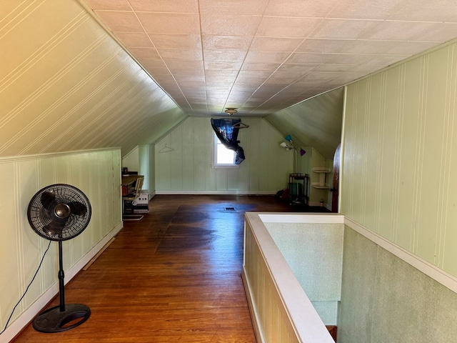 625 Grove Ave, Galion, OH 44833 - bonus room featuring hardwood / wood-style flooring and lofted ceiling
