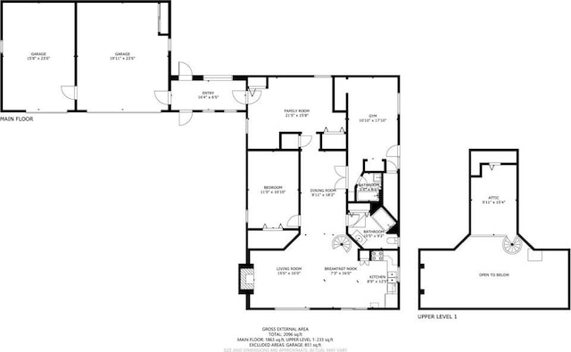 1163 Bowen Rd, Mansfield, OH 44903 - view of floor plan / room layout