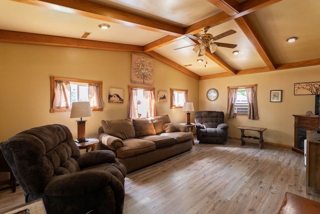 780 Pulver List Rd, Mansfield, OH 44905 - living area with a ceiling fan, light wood-type flooring, and recessed lighting