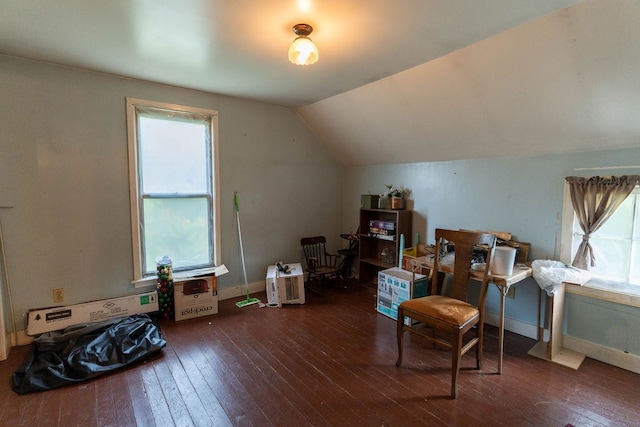 780 Pulver List Rd, Mansfield, OH 44905 - sitting room featuring hardwood / wood-style flooring and lofted ceiling