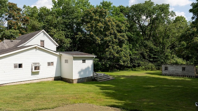 780 Pulver List Rd, Mansfield, OH 44905 - view of grassy yard featuring an outbuilding